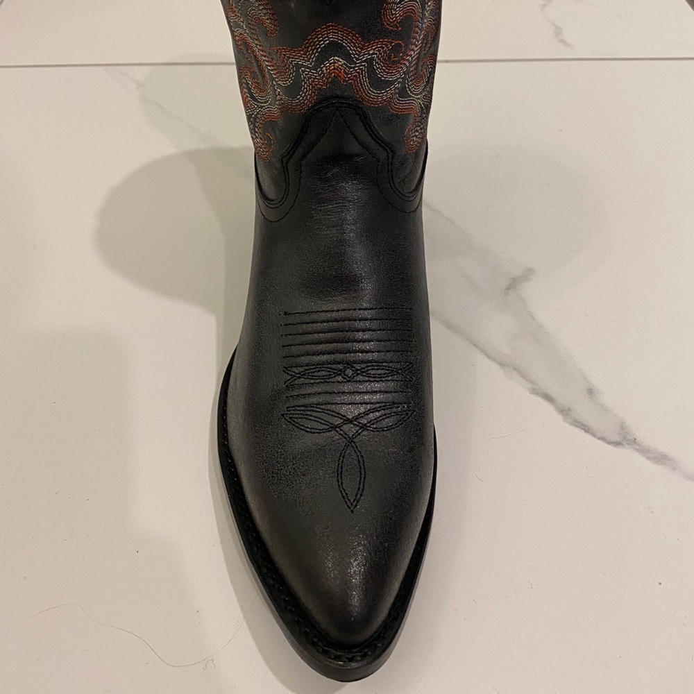 🔴SOLD🔴Harley-Davidson Black and Brown Ankle Boots - Picture 2 of 9